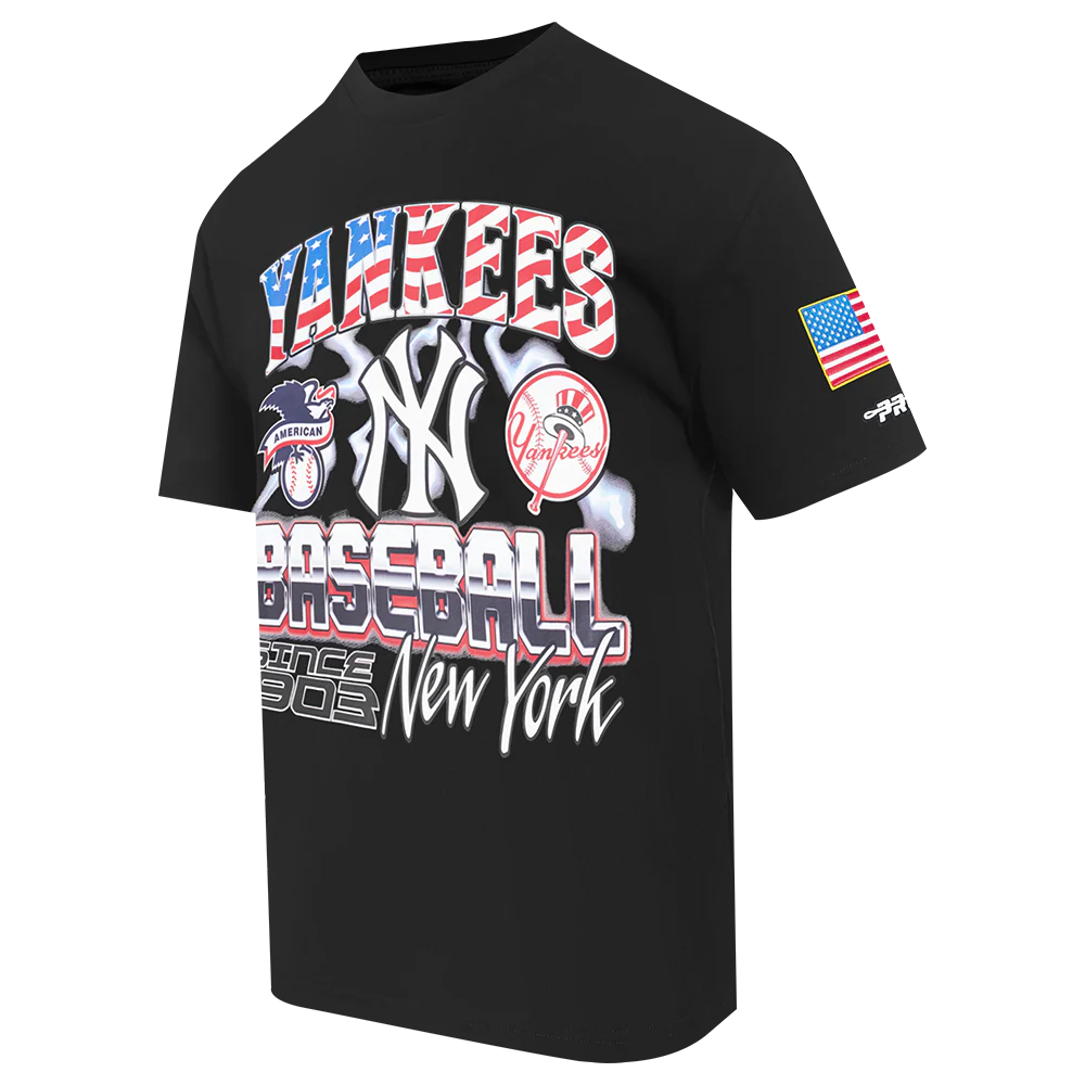 MLB NEW YORK YANKEES  VICTORY MEN'S S/S TEE (BLACK) - Image 3