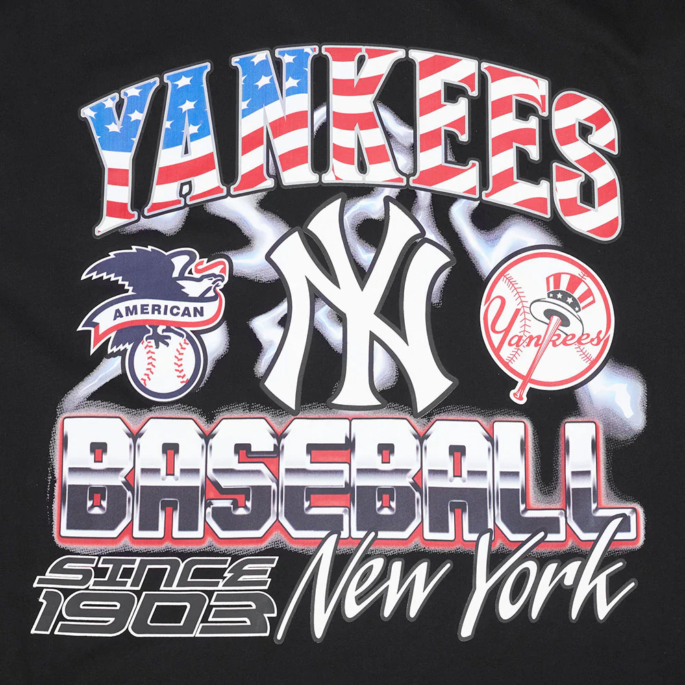 MLB NEW YORK YANKEES  VICTORY MEN'S S/S TEE (BLACK) - Image 6