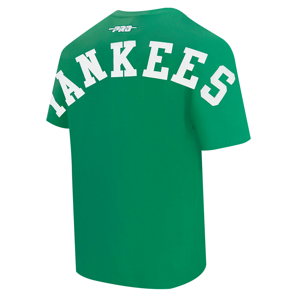 MLB NEW YORK YANKEES WINGSPAN MEN'S CJ DROP SHOULDER TEE (KELLY GREEN) - Image 4
