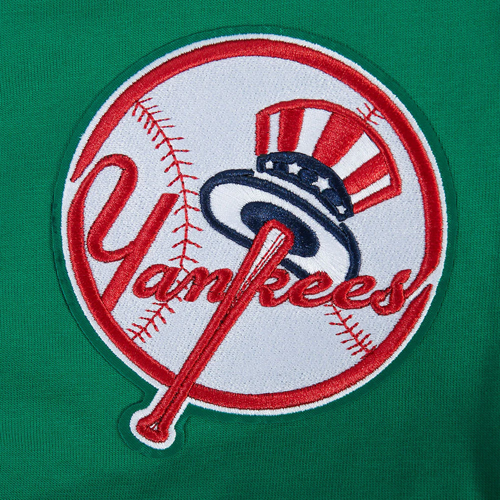 MLB NEW YORK YANKEES WINGSPAN MEN'S CJ DROP SHOULDER TEE (KELLY GREEN) - Image 5