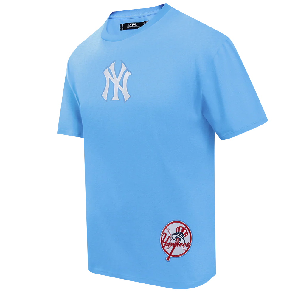 MLB NEW YORK YANKEES WINGSPAN MEN'S CJ DROP SHOULDER TEE (UNIVERSITY BLUE) - Image 3
