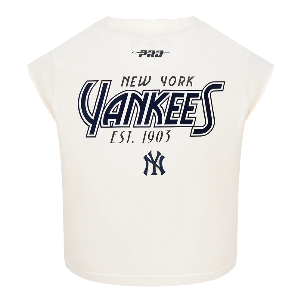 MLB NEW YORK YANKEES PARADISE MEN'S S/S TEE (EGGSHELL) - Image 4