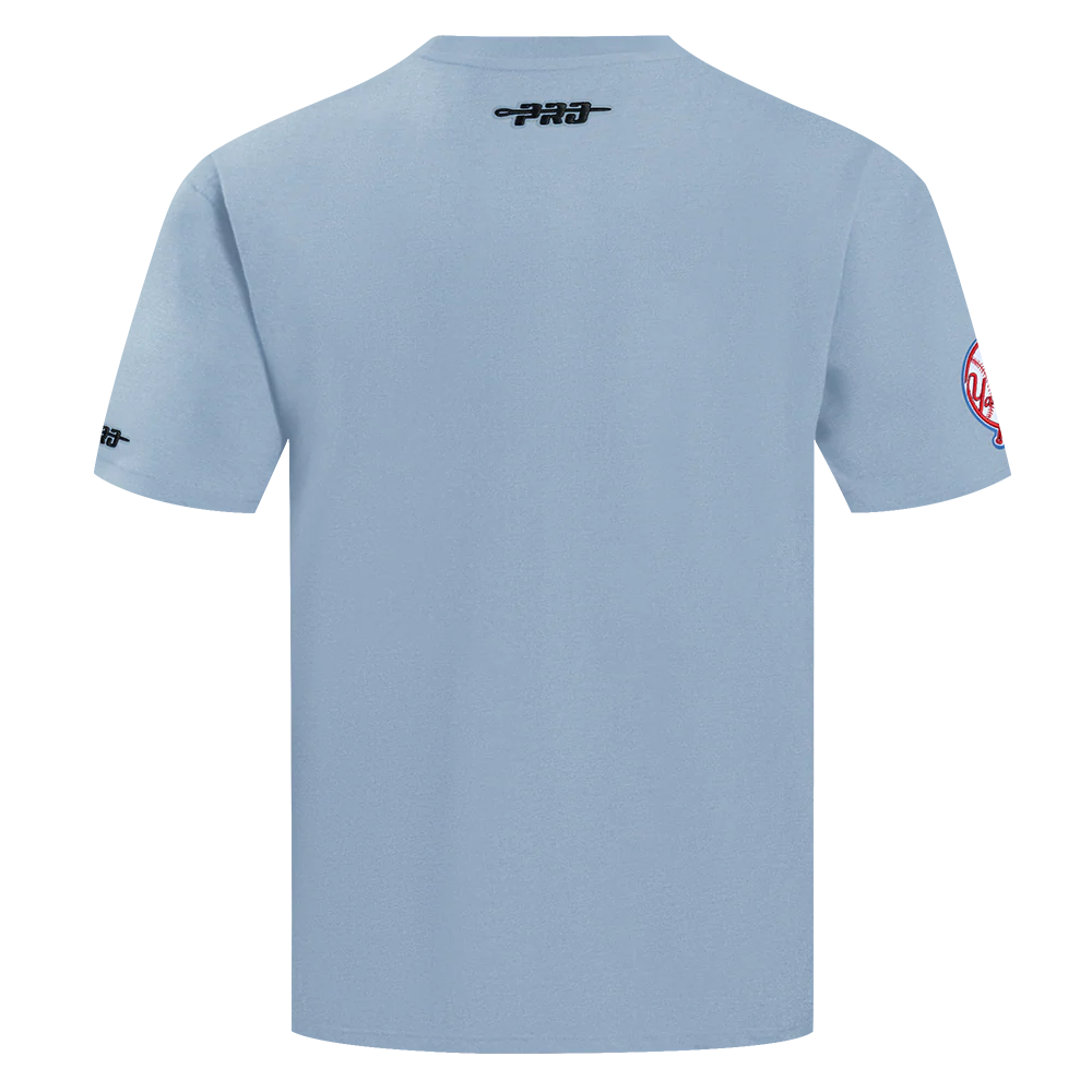 MLB NEW YORK YANKEES  STAMPED MEN'S S/S TEE (DUSTY BLUE) - Image 7