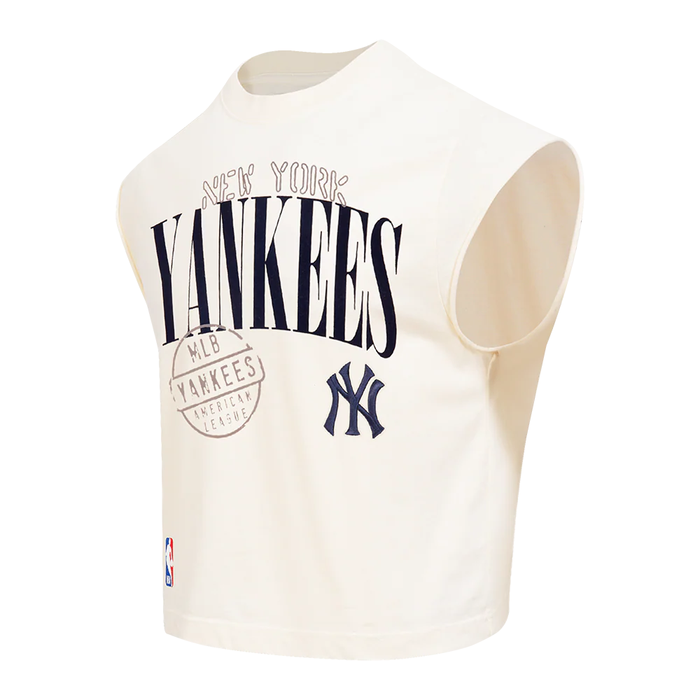MLB NEW YORK YANKEES  STAMPED MEN'S S/S TEE (EGGSHELL) - Image 5