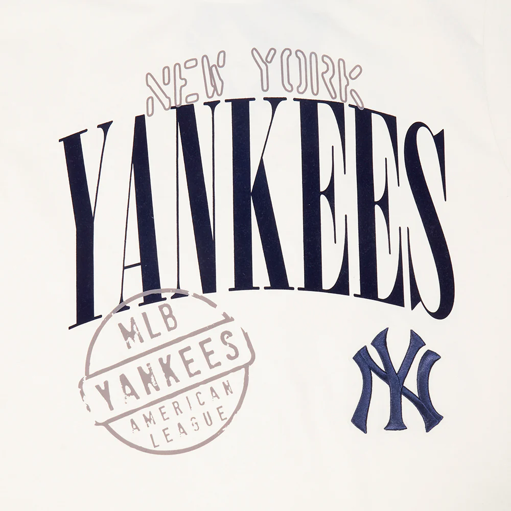 MLB NEW YORK YANKEES  STAMPED MEN'S S/S TEE (EGGSHELL) - Image 8