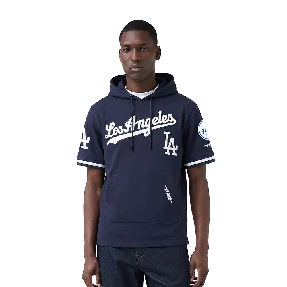 MLB NEW YORK YANKEES CLASSIC CHENILLE MEN'S SS PO HOODIE (MIDNIGHT NAVY)