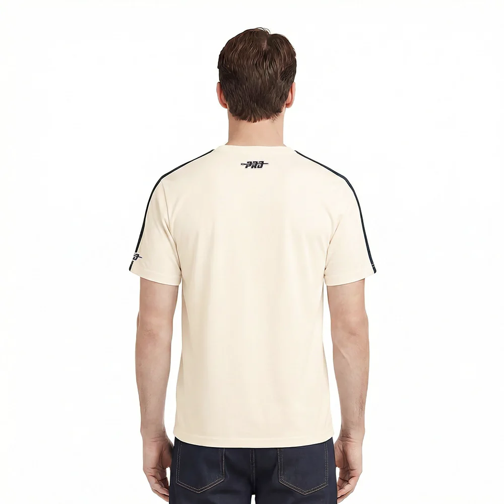 MLB NEW YORK YANKEES RETRO CLASSICS MEN'S SJ TAPING TOP (EGGSHELL/ MIDNIGHT NAVY) - Image 2