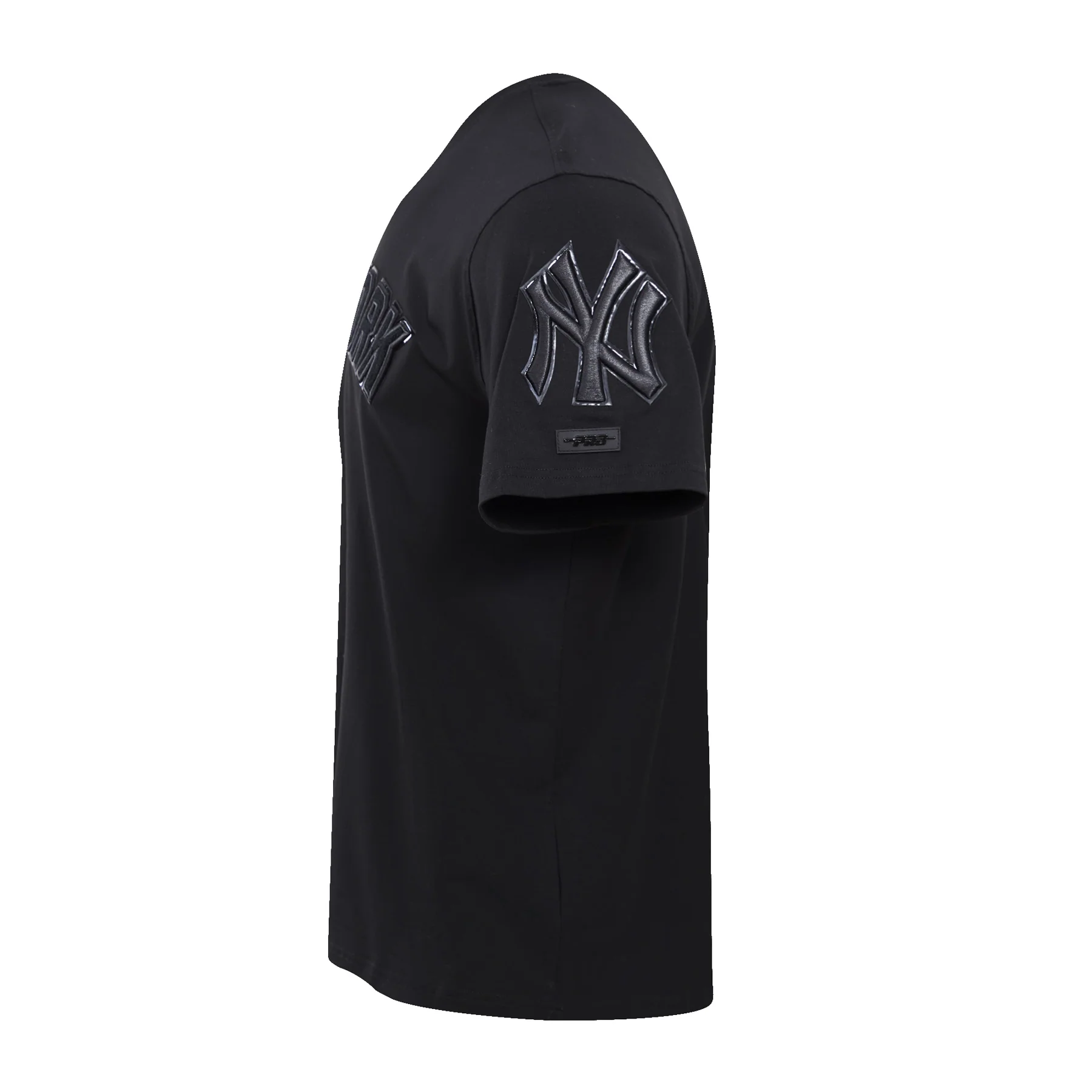 MLB NEW YORK YANKEES TRIPLE BLACK LOGO PRO TEAM MEN'S TOP (BLACK) - Image 4