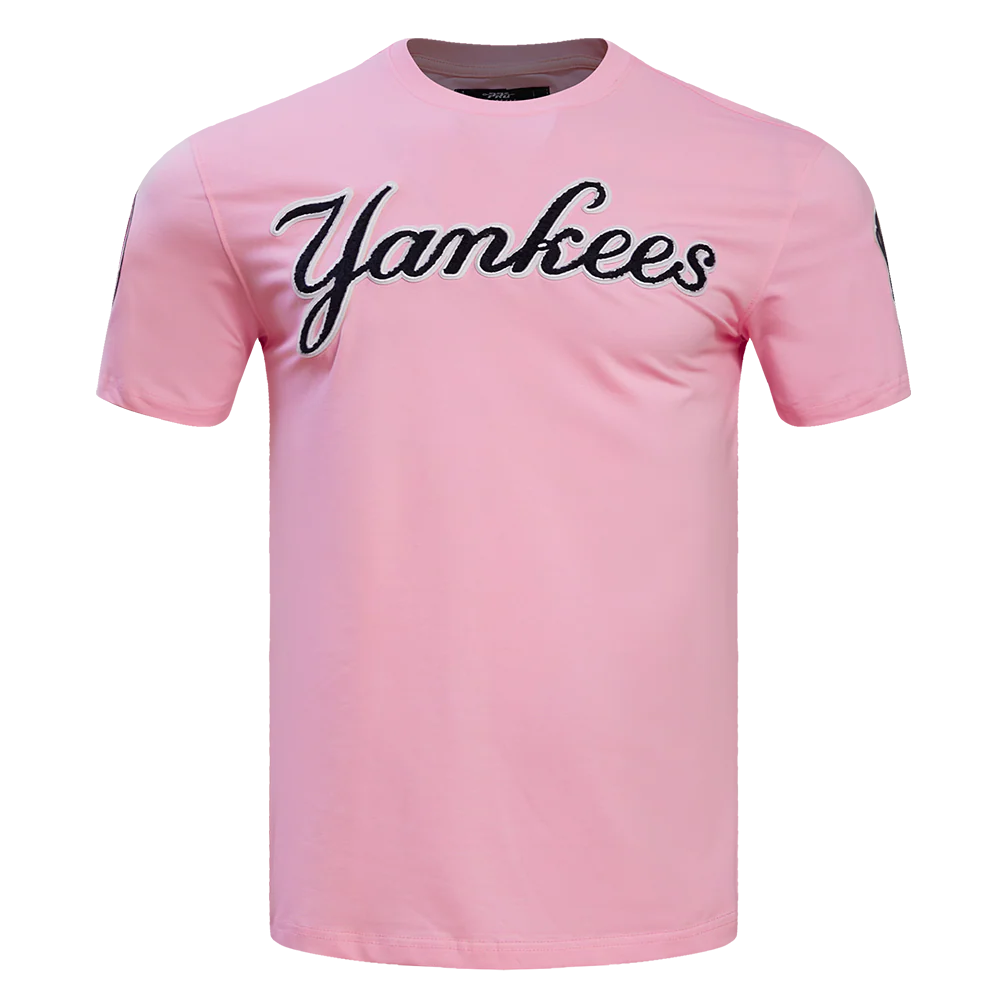 MLB NEW YORK YANKEES LOGO PRO TEAM MEN'S TOP (PINK)