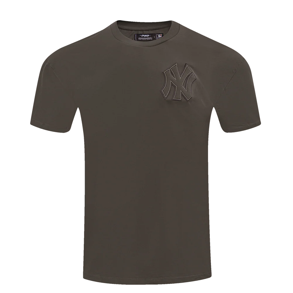 MLB NEW YORK YANKEES NEUTRAL DROP SHOULDER MEN'S TOP (DARK TAUPE)
