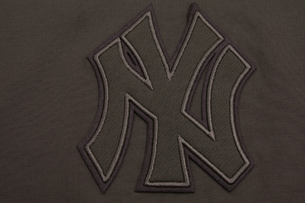 MLB NEW YORK YANKEES NEUTRAL DROP SHOULDER MEN'S TOP (DARK TAUPE) - Image 5