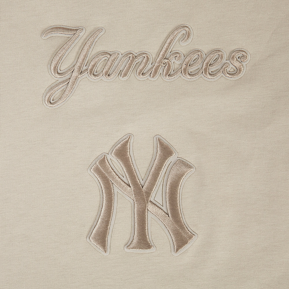MLB NEW YORK YANKEES WINGSPAN MEN'S DROP SHOULDER LS TEE (TAUPE) - Image 6