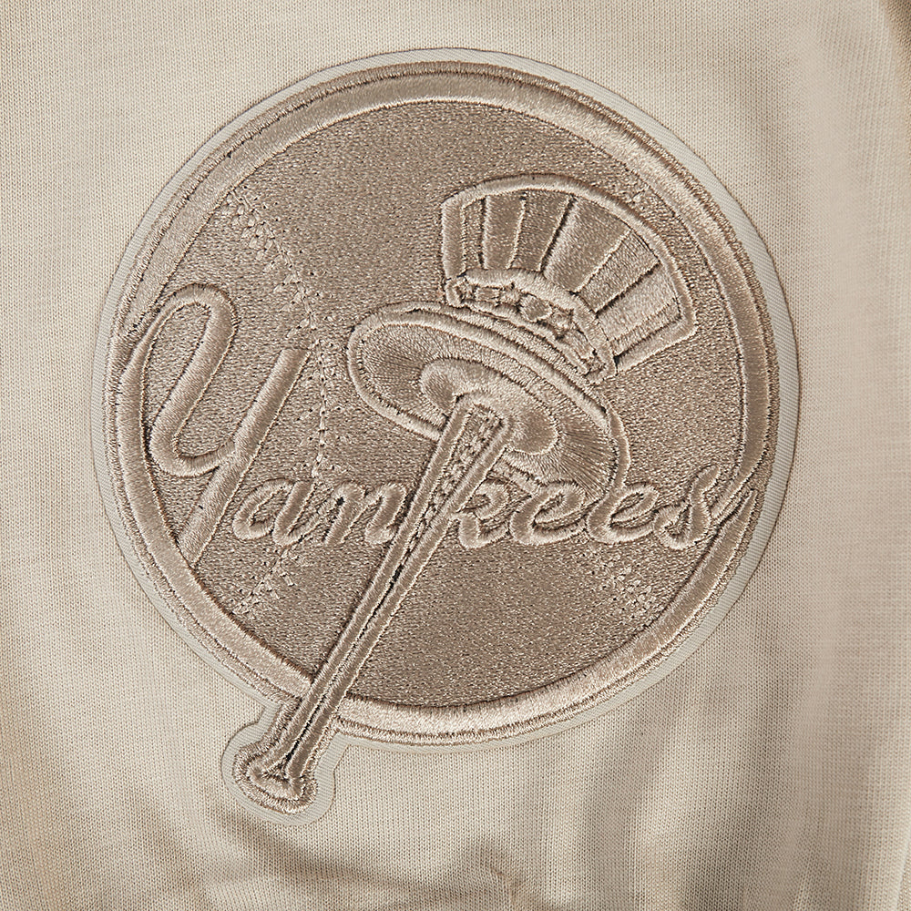 MLB NEW YORK YANKEES WINGSPAN MEN'S DROP SHOULDER LS TEE (TAUPE) - Image 7