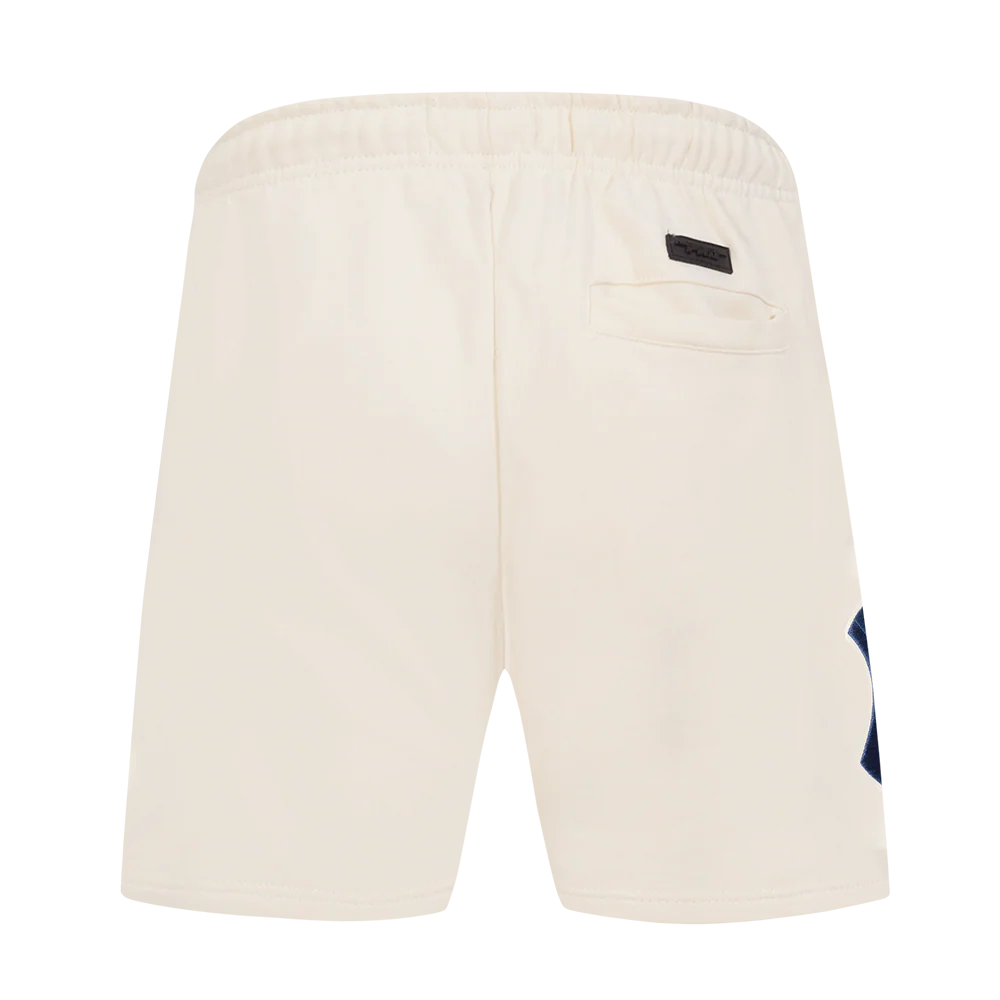 MLB NEW YORK YANKEES ECHO LOGO MEN'S FLEECE SHORT (EGGSHELL) - Image 4