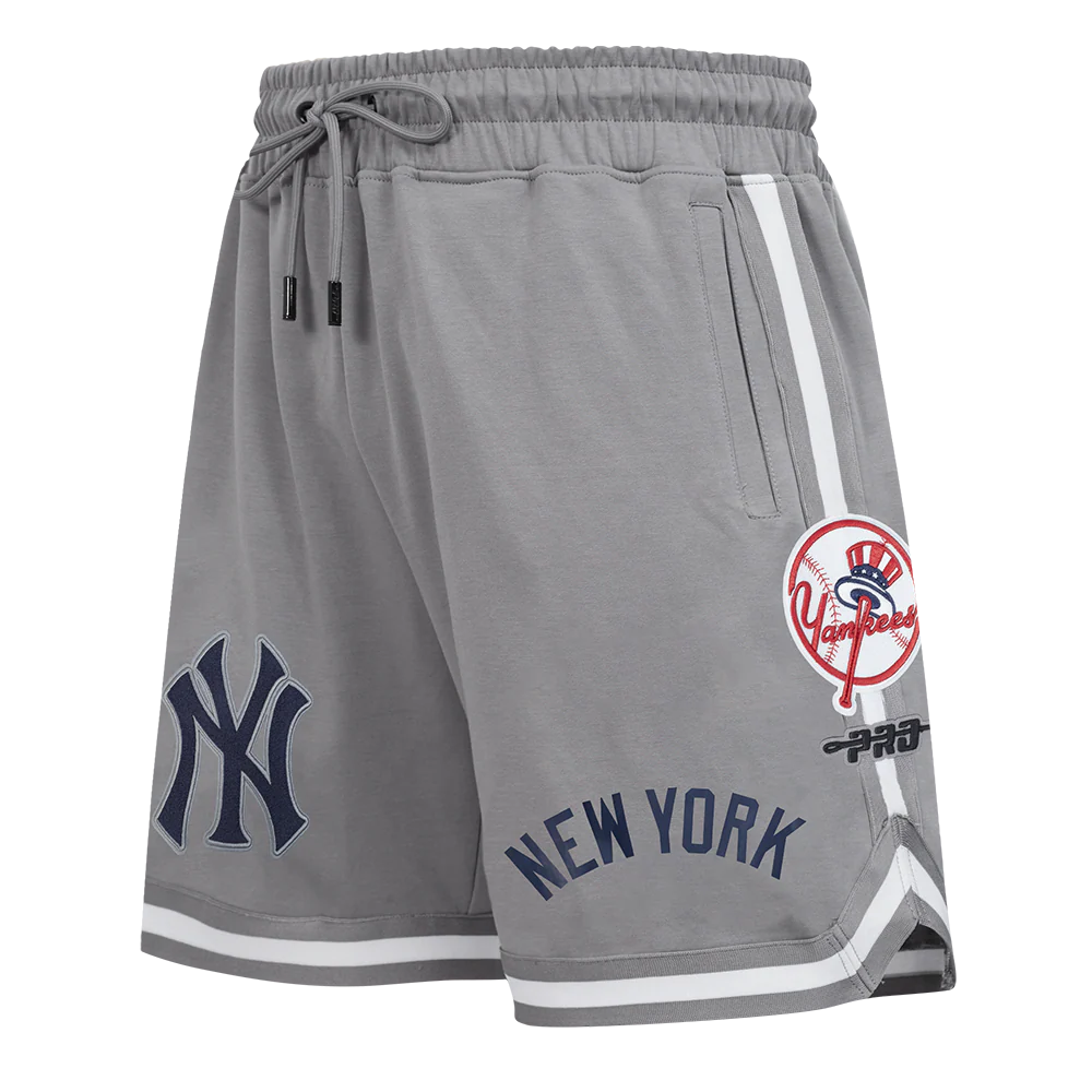 MLB NEW YORK YANKEES CLASSIC CHENILLE MEN'S PRO DK SHORT (GRAY) - Image 4