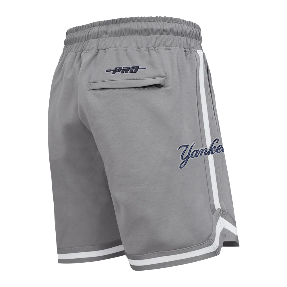 MLB NEW YORK YANKEES CLASSIC CHENILLE MEN'S PRO DK SHORT (GRAY) - Image 5