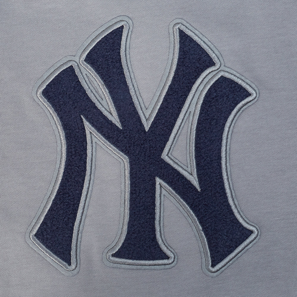 MLB NEW YORK YANKEES CLASSIC CHENILLE MEN'S PRO DK SHORT (GRAY) - Image 7