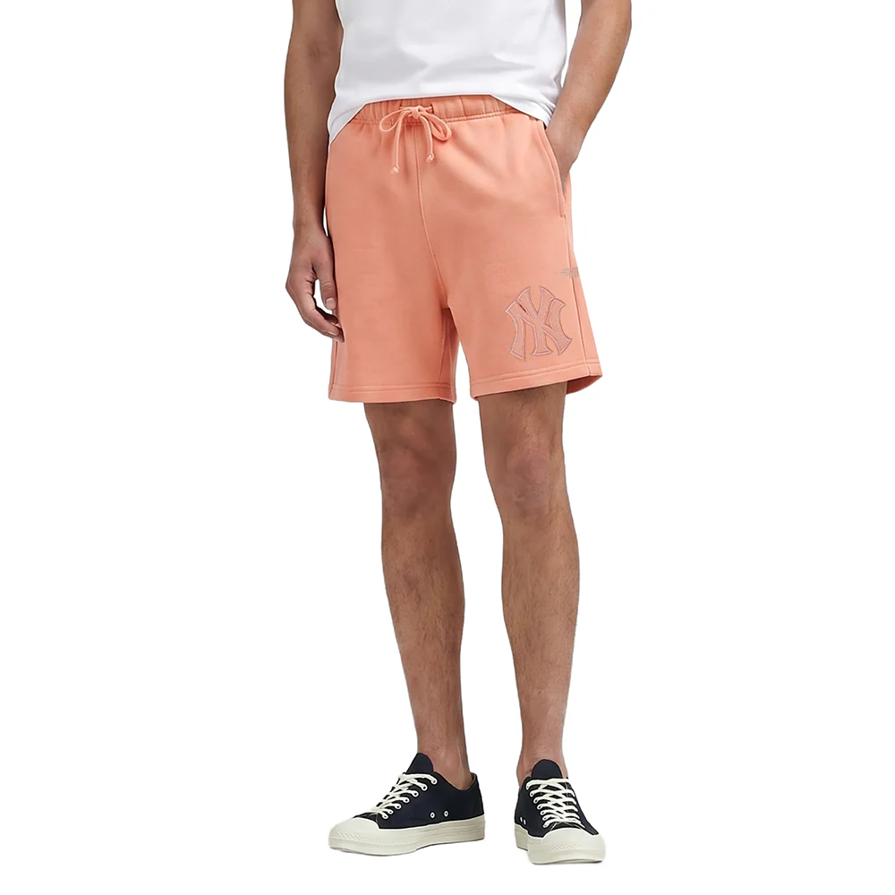 MLB NEW YORK YANKEES NEUTRAL MEN'S FLEECE SHORT (GUAVA) - Image 2