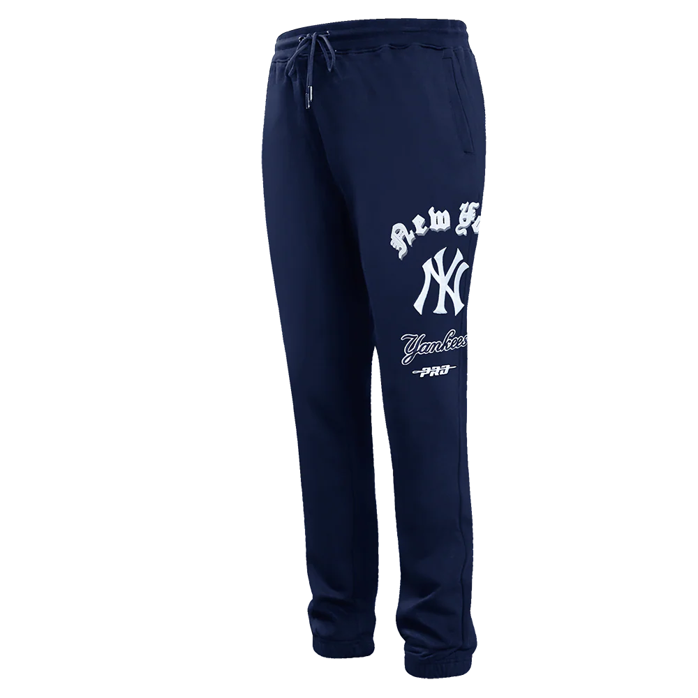 MLB NEW YORK YANKEES OLD ENGLISH MEN'S SWEATPANT (MIDNIGHT NAVY)