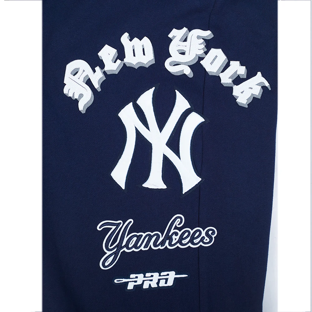 MLB NEW YORK YANKEES OLD ENGLISH MEN'S SWEATPANT (MIDNIGHT NAVY) - Image 5