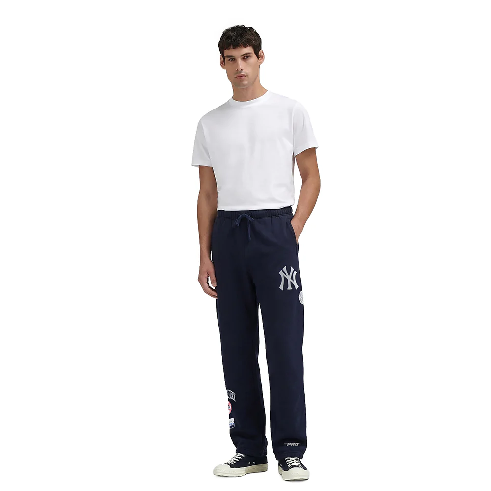 MLB NEW YORK YANKEES TURN IT UP MEN'S FLC SWEATPANT (MIDNIGHT NAVY)