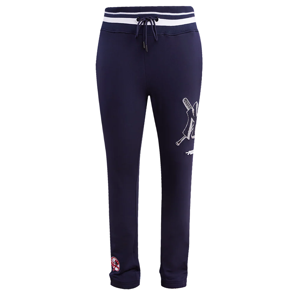 MLB NEW YORK YANKEES MASHUP MEN'S RIB SWEATPANT (MIDNIGHT NAVY) - Image 2