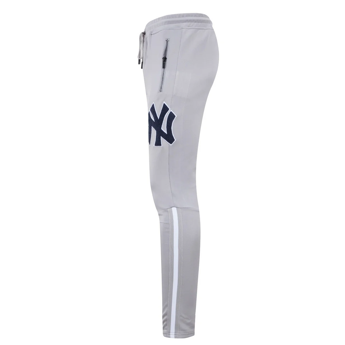 MLB NEW YORK YANKEES CLASSIC MEN'S DOUBLE KNIT TRACK PANT (GRAY) - Image 3