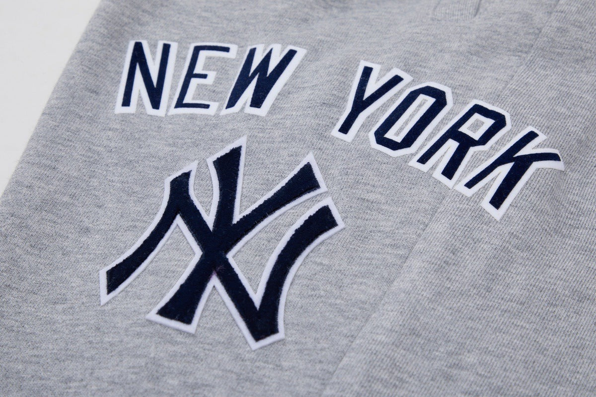 MLB NEW YORK YANKEES CLASSIC MEN'S DOUBLE KNIT TRACK PANT (GRAY) - Image 6