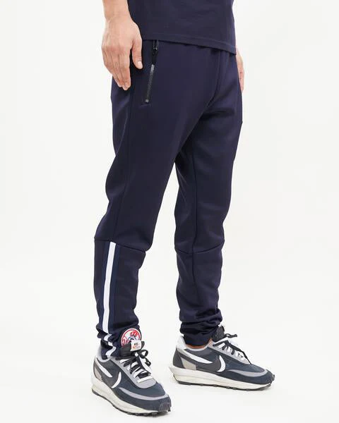 MLB NEW YORK YANKEES CLASSIC MEN'S DOUBLE KNIT TRACK PANT (MIDNIGHT NAVY) - Image 8