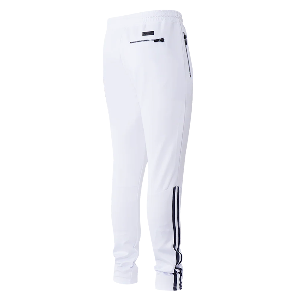 MLB NEW YORK YANKEES CLASSIC MEN'S DOUBLE KINT TRACK PANT (WHITE/MIDNIGHT NAVY) - Image 4