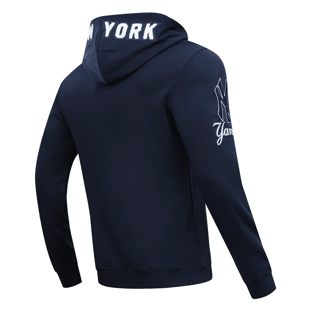 MLB NEW YORK YANKEES CLASSIC CHENILLE MEN'S PULLOVER HOODIE (MIDNIGHT NAVY) - Image 3