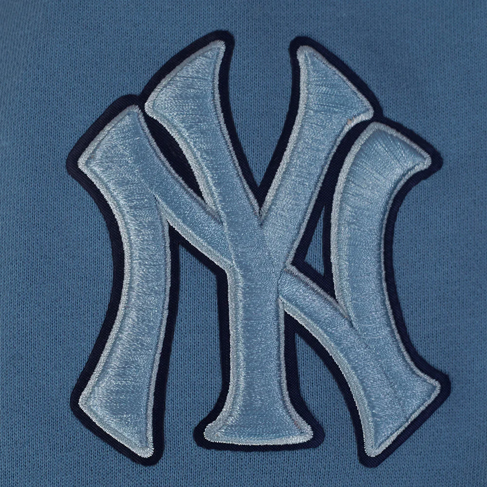 MLB NEW YORK YANKEES COUNTRY CLUB MEN'S DROP SHOULDER FLEECE CREWNECK (STEEL BLUE) - Image 6