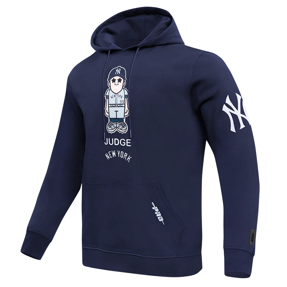MLB NEW YORK YANKEES AARON JUDGE #99 AVATAR MEN'S FLC PO HOODIE (MIDNIGHT NAVY) - Image 2