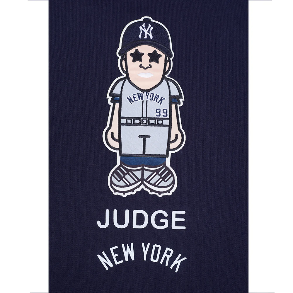 MLB NEW YORK YANKEES AARON JUDGE #99 AVATAR MEN'S FLC PO HOODIE (MIDNIGHT NAVY) - Image 7