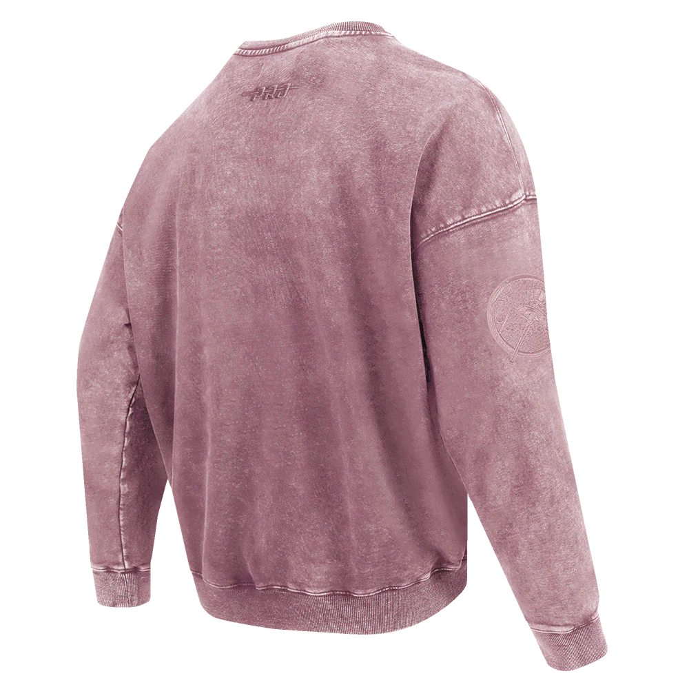 NEW YORK YANKEES WASHED CLASSIC MAUVE MEN'S ENZYME WASH DS FT CR (WASHED MAUVE) - Image 4