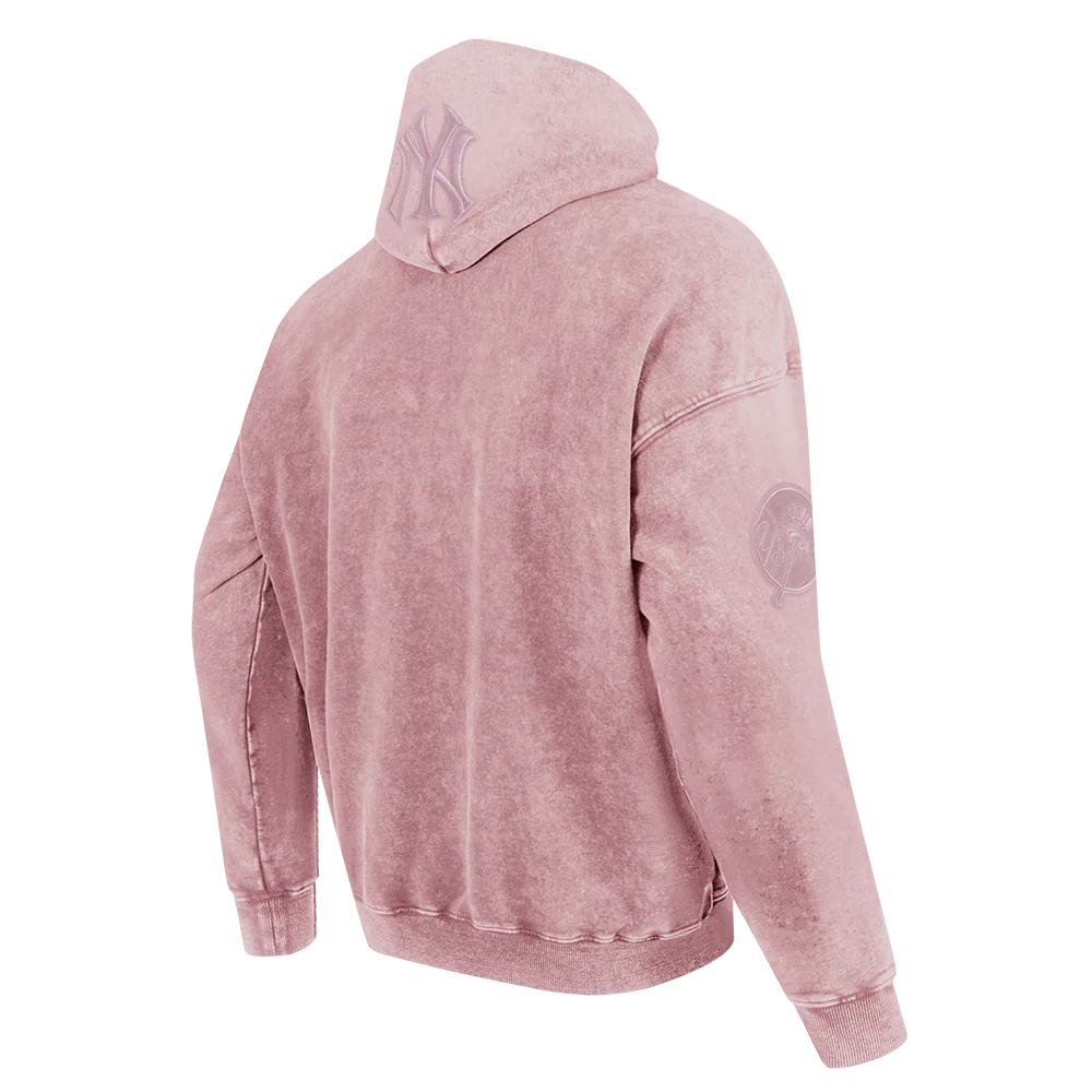 NEW YORK YANKEES WASHED CLASSIC MAUVE MEN'S ENZYME WASH DS FT PO (WASHED MAUVE) - Image 4