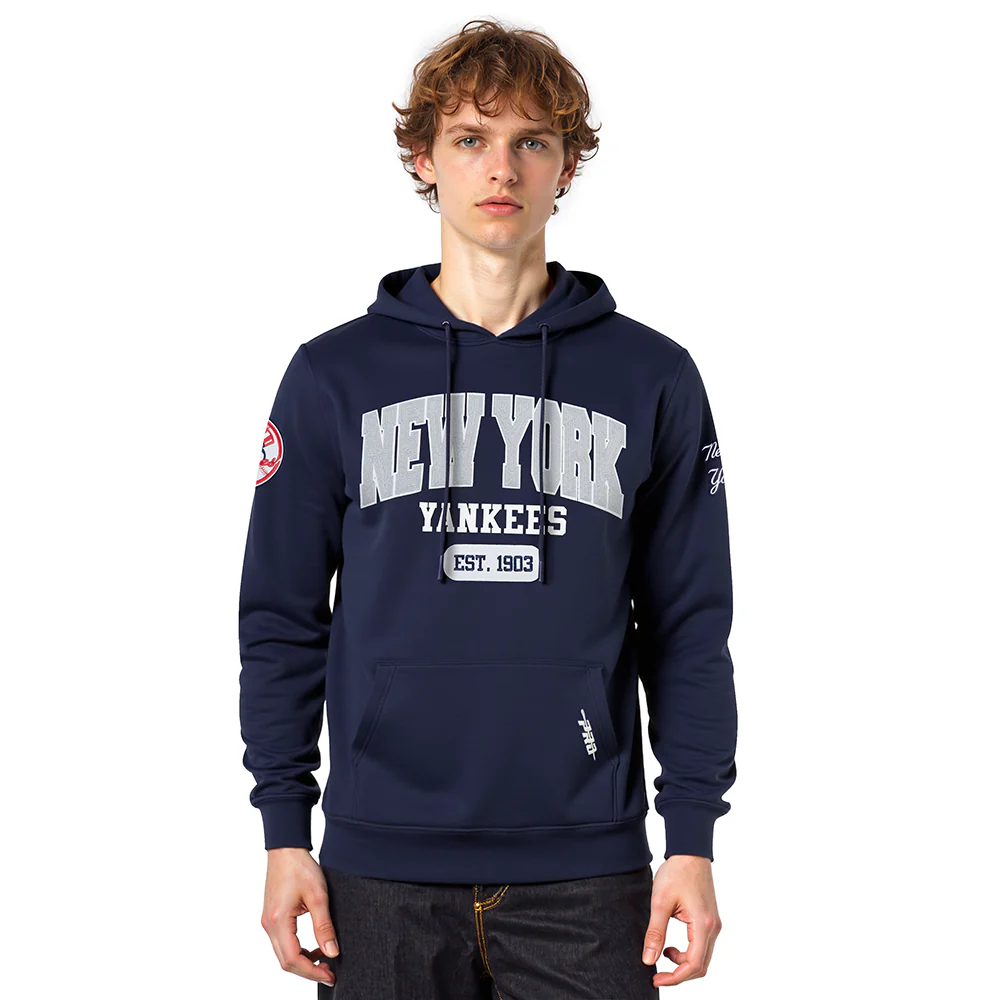 MLB NEW YORK YANKEES CITY ARCH MEN'S FLC PO HOODIE (MIDNIGHT NAVY)