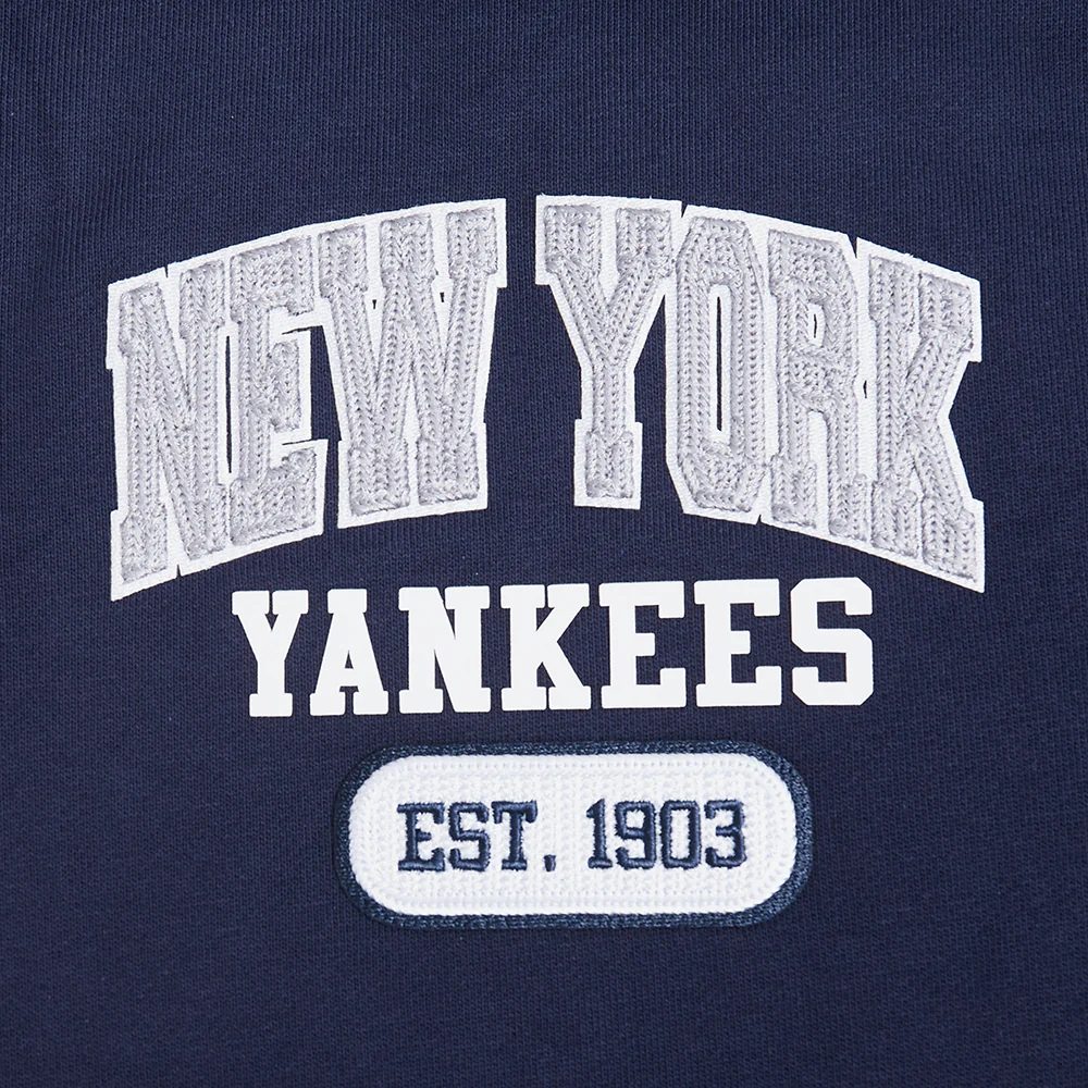 MLB NEW YORK YANKEES CITY ARCH MEN'S FLC 1/4 ZIP (MIDNIGHT NAVY) - Image 6