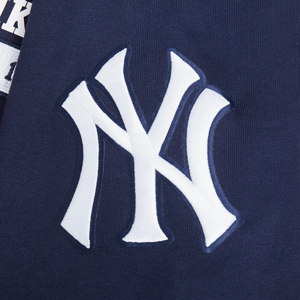 MLB NEW YORK YANKEES CITY ARCH MEN'S FLC 1/4 ZIP (MIDNIGHT NAVY) - Image 7