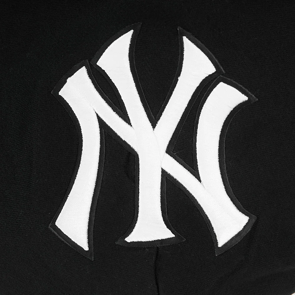 MLB NEW YORK YANKEES WINGSPAN MEN'S DROP SHOULDER FLC PO HOODIE (BLACK) - Image 8