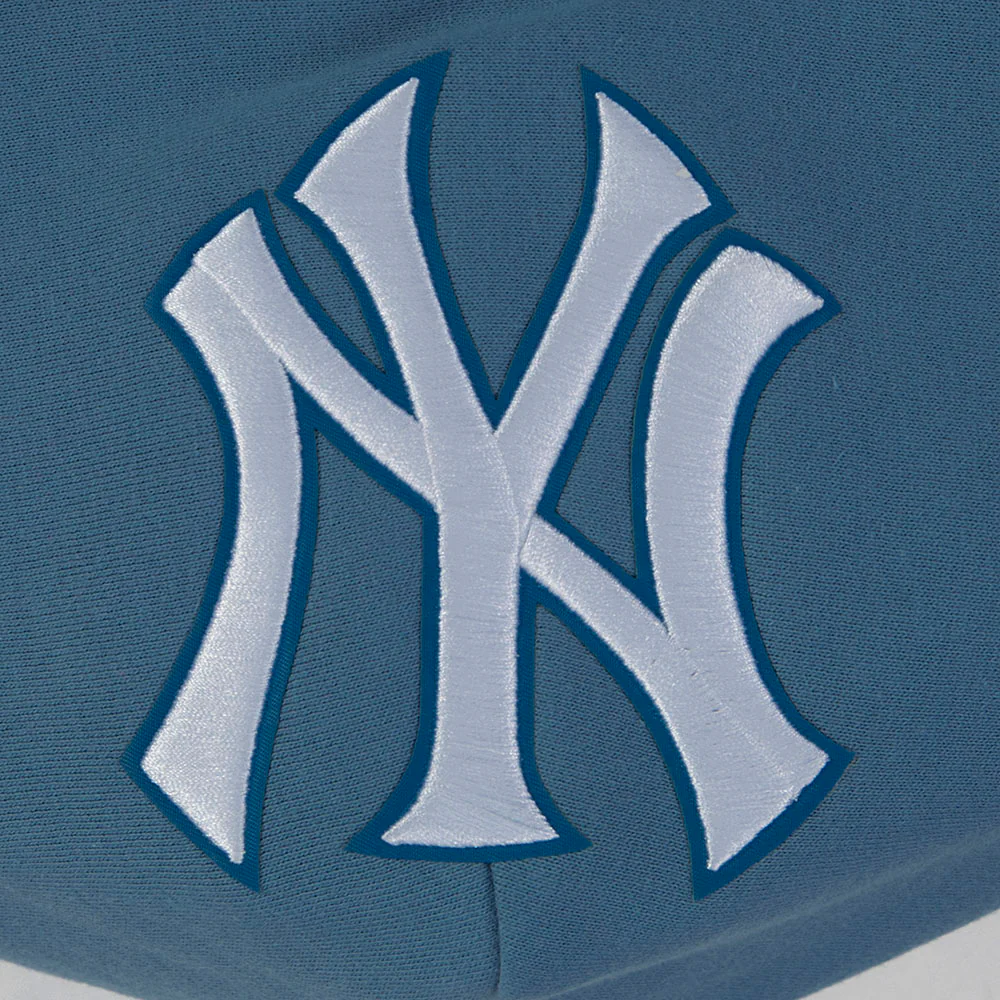MLB NEW YORK YANKEES WINGSPAN MEN'S DROP SHOULDER FLC PO HOODIE (STEEL BLUE) - Image 7