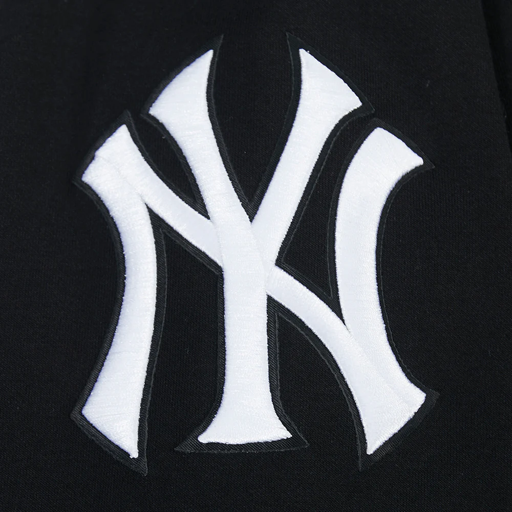 MLB NEW YORK YANKEES CLASSIC CHENILLE MEN'S DK PO HOODIE (BLACK) - Image 7