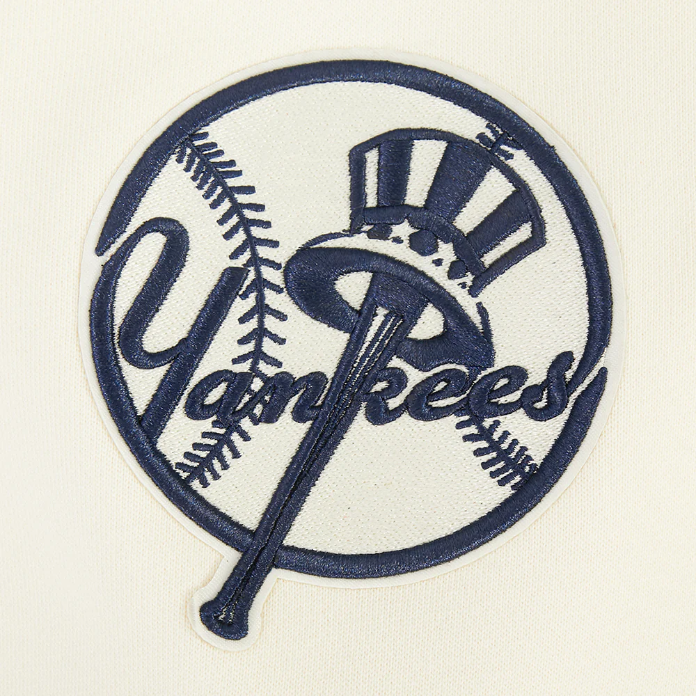 MLB NEW YORK YANKEES FIRST TEAM MEN'S PULL OVER HOODIE (EGGSHELL) - Image 5