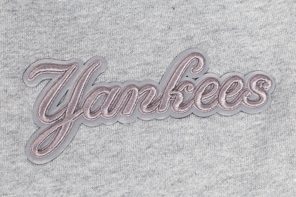 MLB NEW YORK YANKEES NEUTRAL MEN'S DROP SHOULDER PULLOVER HOODIE (DARK HEATHER GRAY) - Image 8