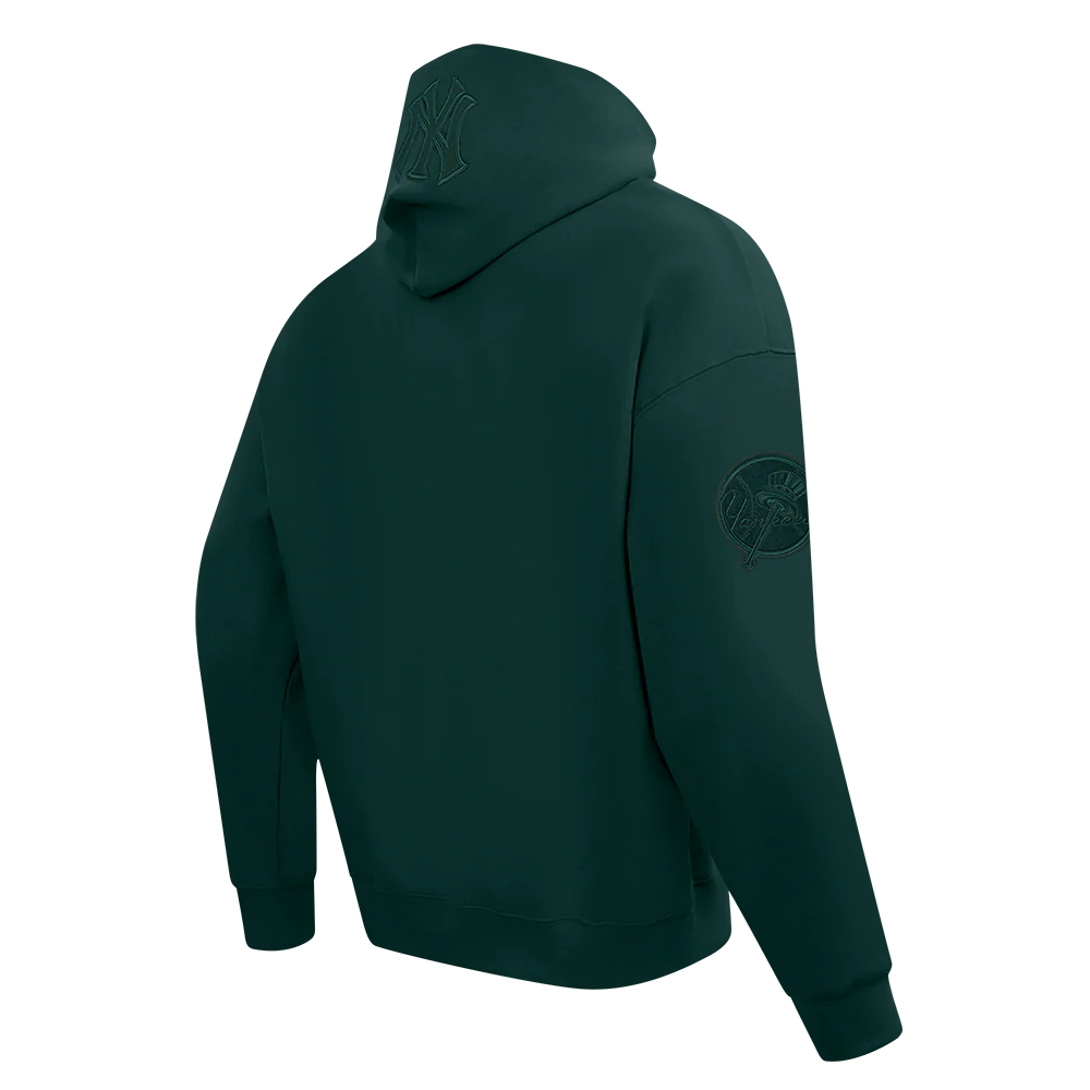 MLB NEW YORK YANKEES NEUTRAL MEN'S DROP SHOULDER PO HOODIE (FOREST GREEN) - Image 4