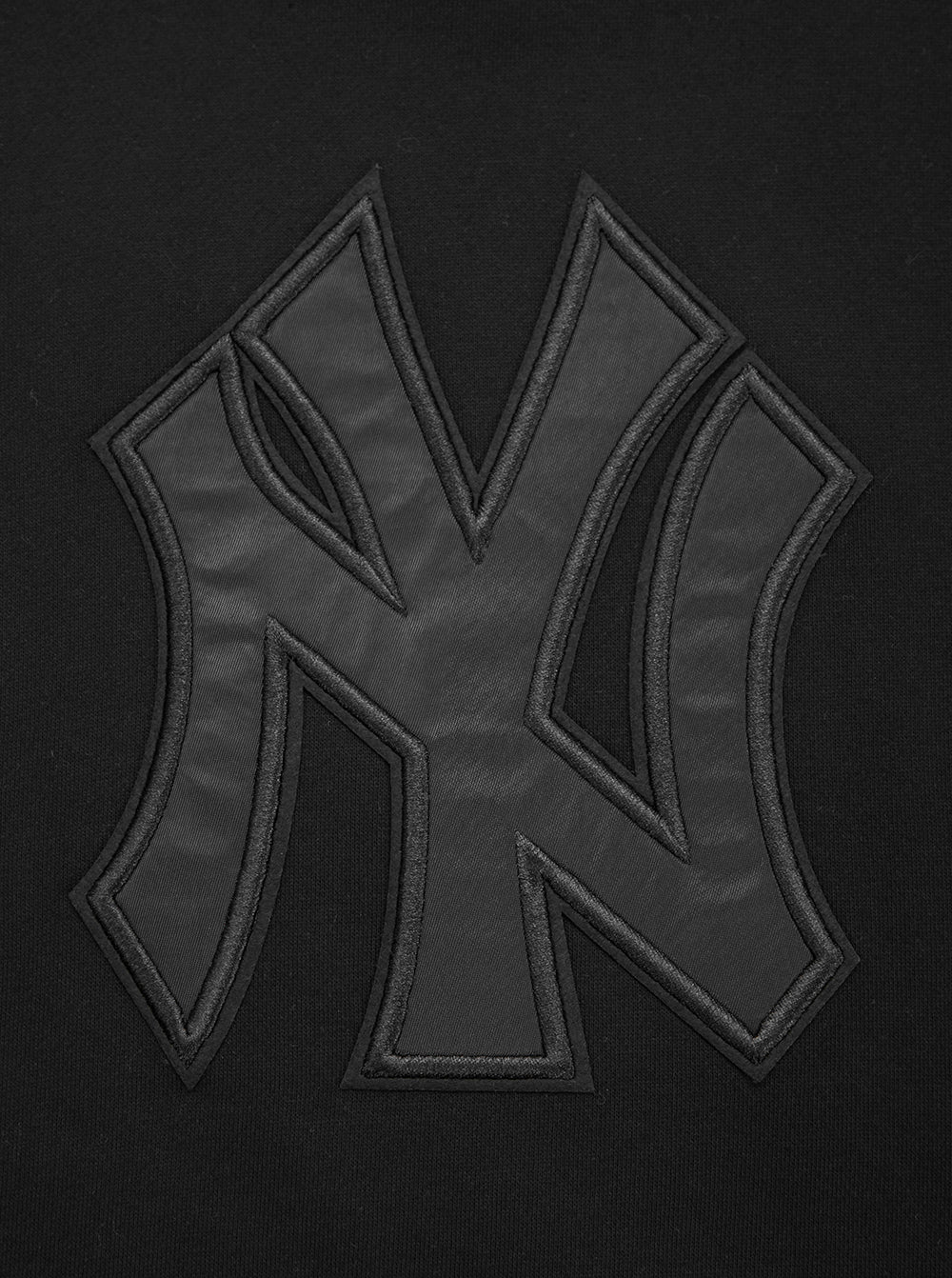 MLB NEW YORK YANKEES NEUTRAL DROP SHOULDER FLEECE CREWNECK (BLACK) - Image 7