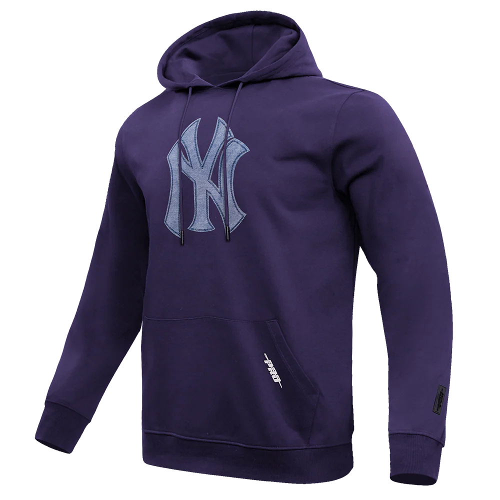 MLB NEW YORK YANKEES VARSITY BLUES MEN'S PULLOVER HOODIE (MIDNIGHT NAVY) - Image 2