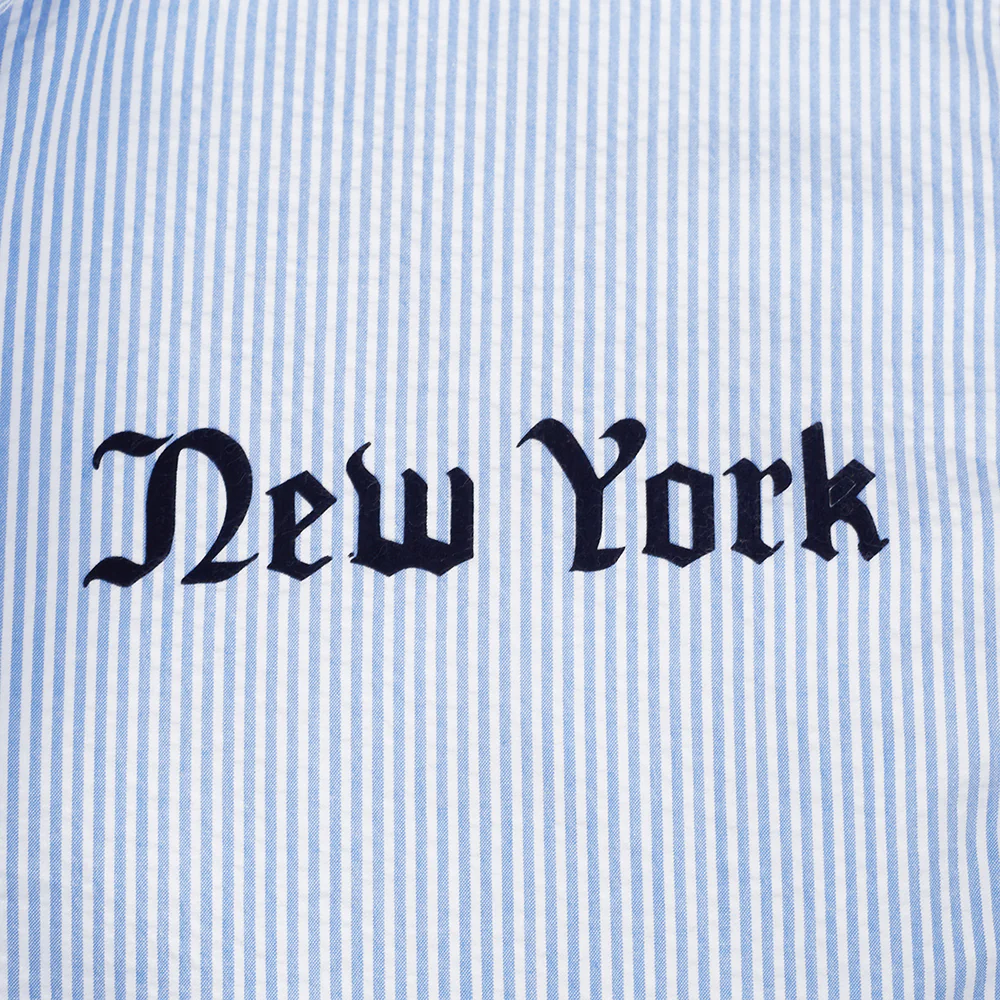 MLB NEW YORK YANKEES COUNTRY CLUB MEN'S SEERSUCKER JACKET (SEERSUCKER BLUE) - Image 10