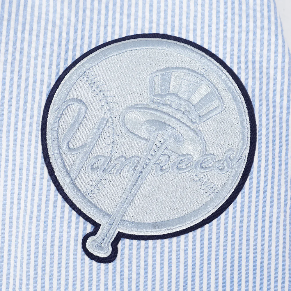 MLB NEW YORK YANKEES COUNTRY CLUB MEN'S SEERSUCKER JACKET (SEERSUCKER BLUE) - Image 17