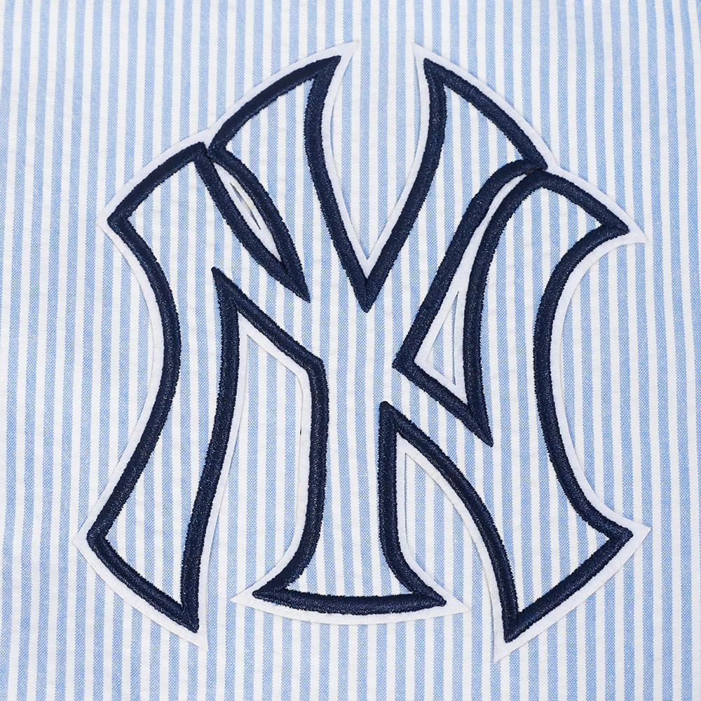 MLB NEW YORK YANKEES COUNTRY CLUB MEN'S SEERSUCKER JACKET (SEERSUCKER BLUE) - Image 9
